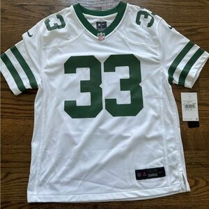 Nike Youth New York Jets 🏈 Dalvin Cook #33 NFL White Game Jersey, L, NWT
